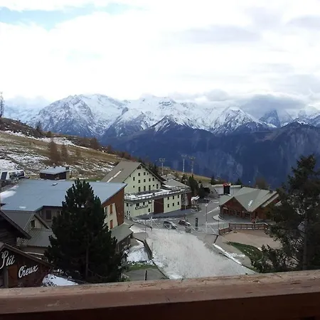 Apartment Cosy 5 Pers Avec Balcon Sud A D'huez, Skis Aux Pieds